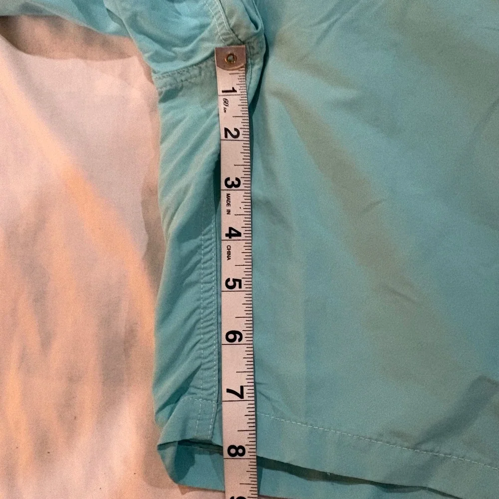 Polo Ralph Lauren Mens XXL Light Blue Nylon Cargo Mesh Lined Swim Trunks Shorts
